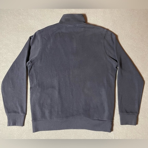 Lacoste 1/4 Zip Cotton Sweatshirt Men’s Navy Blue Size XL Long Sleeve - Picture 4 of 4